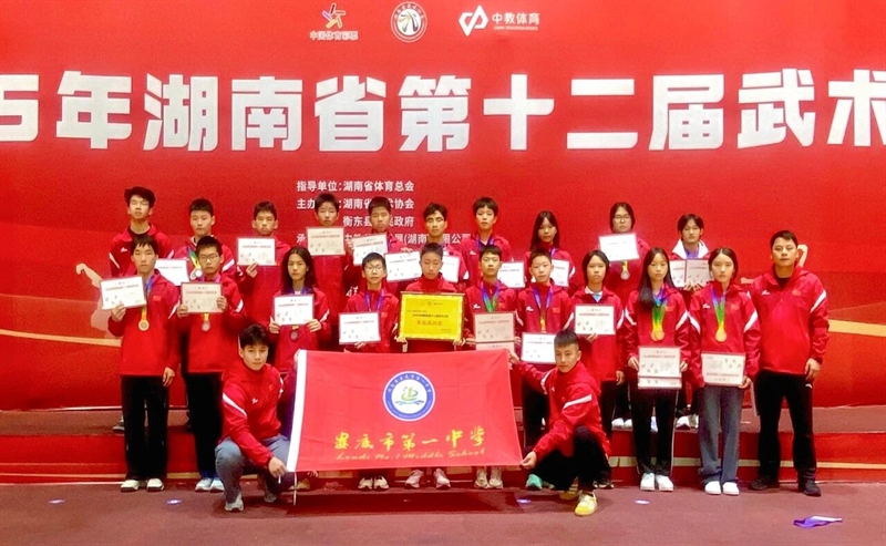  首战告捷！娄底一中武术队省赛斩获10金6银5铜